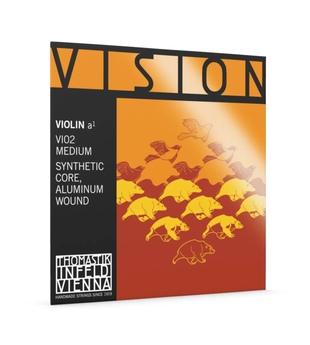 Cuerda LA p. violín, Vision