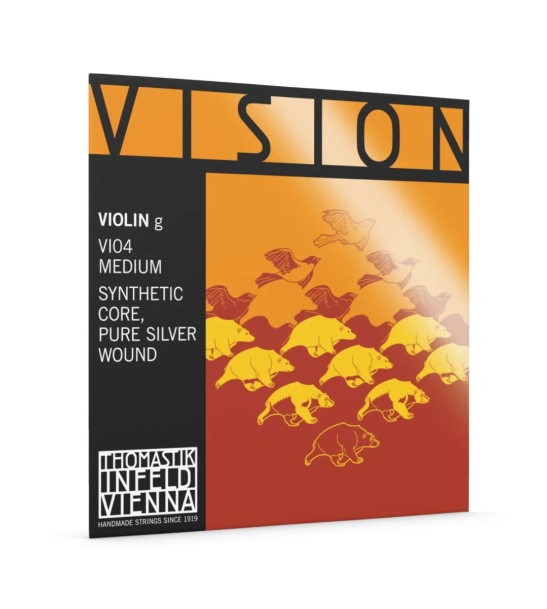 Cuerda SOL p. violín, Vision