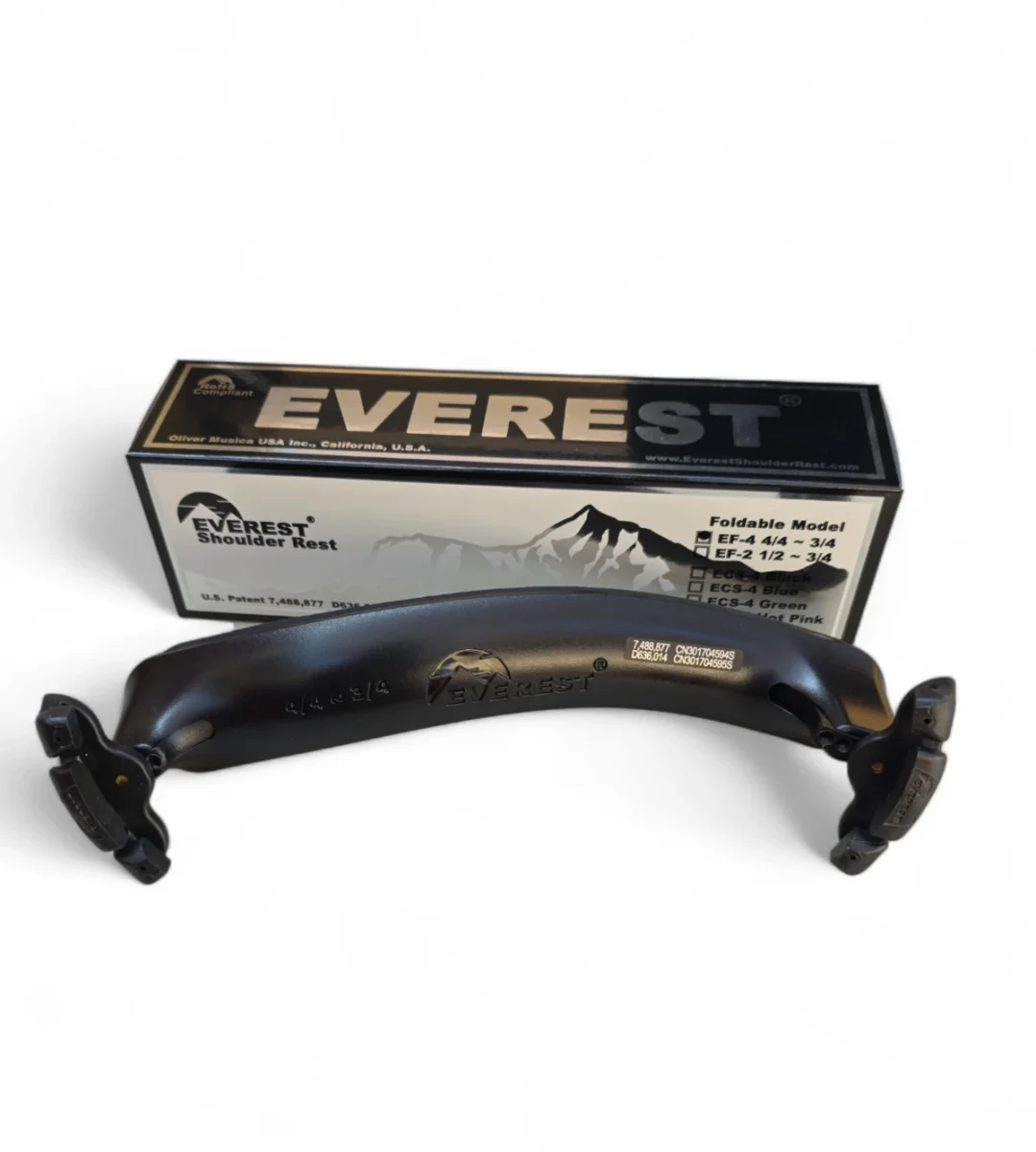 Cojín Everest Easy p. violín 4/4, negro