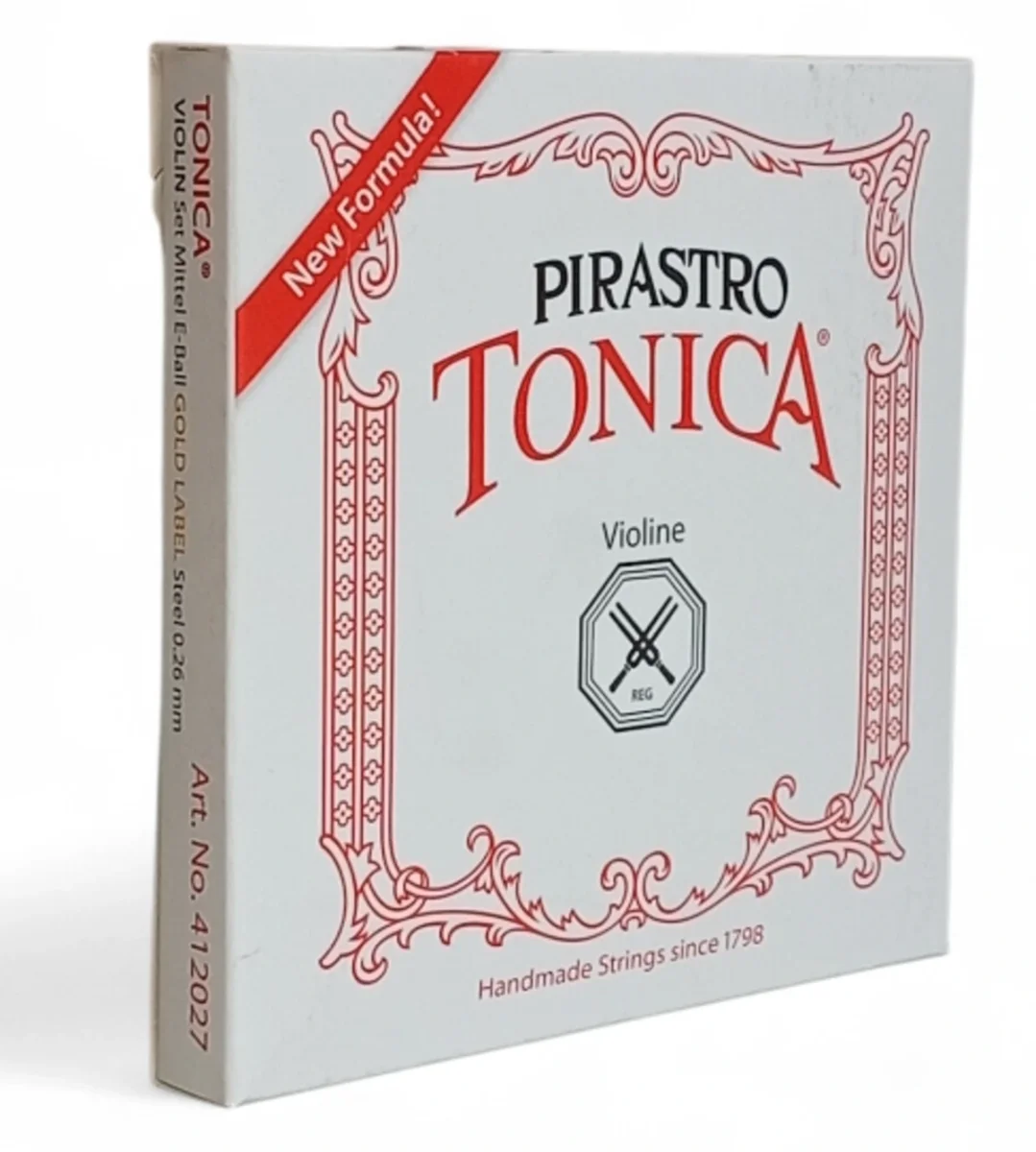 JUEGO de cuerdas p. violín, Tonica con MI Pirastro Gold