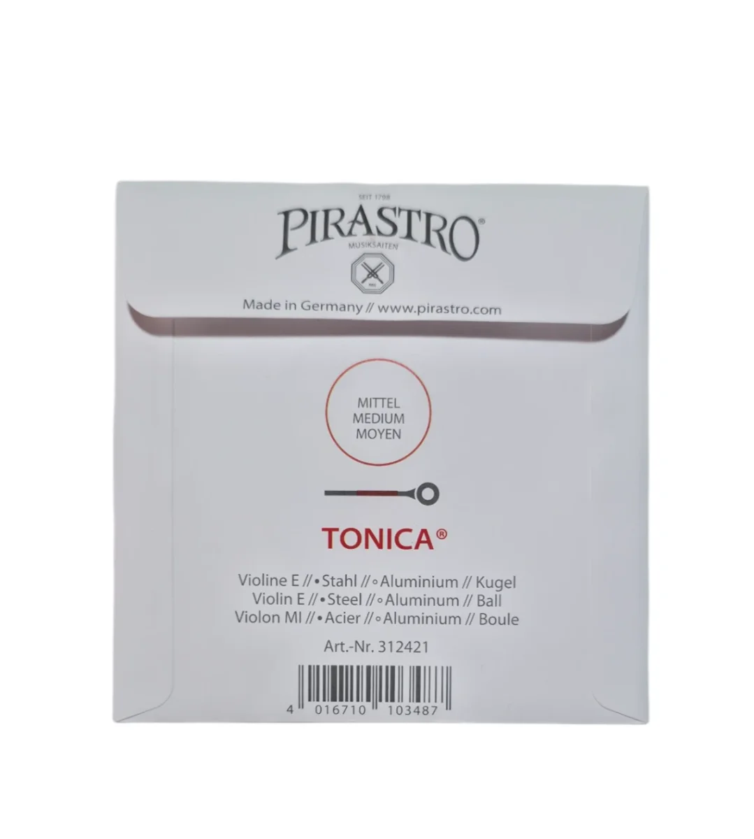 Cuerda MI/aluminio p. violín, Tonica